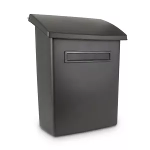 Postbox 555 Plastic 210x330x440mm Black Habo 31563