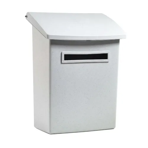 Mailbox 555 Plastic 435x325mm Grey Habo 98137