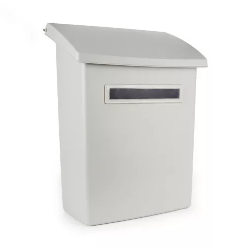 Mailbox 555 Plastic 210x330x440mm Sand Grey Habo 31562