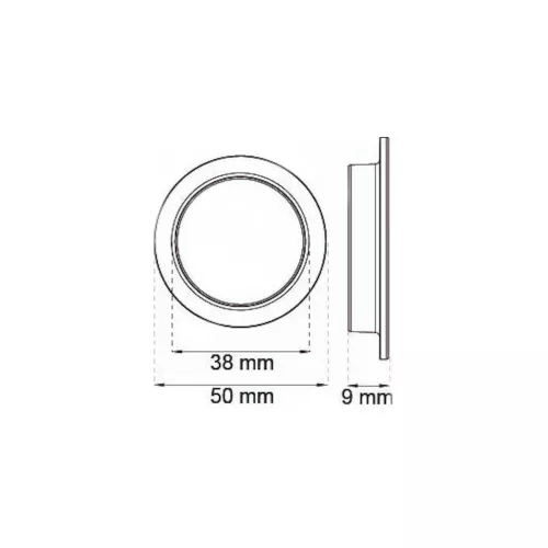 Skydedørsgreb 292 Sort 2stk Habo 31178