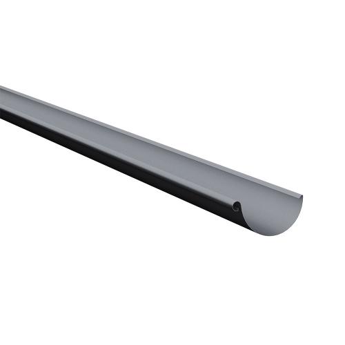 Hängränna 125/2000mm Mörkgrå, Lindab 94205