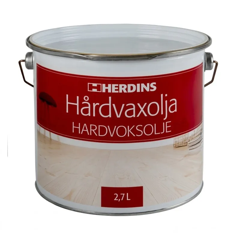 Hårdvaxolja Ofärgad Matt 2,7L Herdins