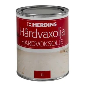 Hårdvaxolja Ofärgad Ultramatt 1L Herdins