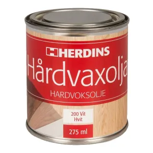 Hårdvoksolie Pigmenteret 200 Hvid 275ml Herdins