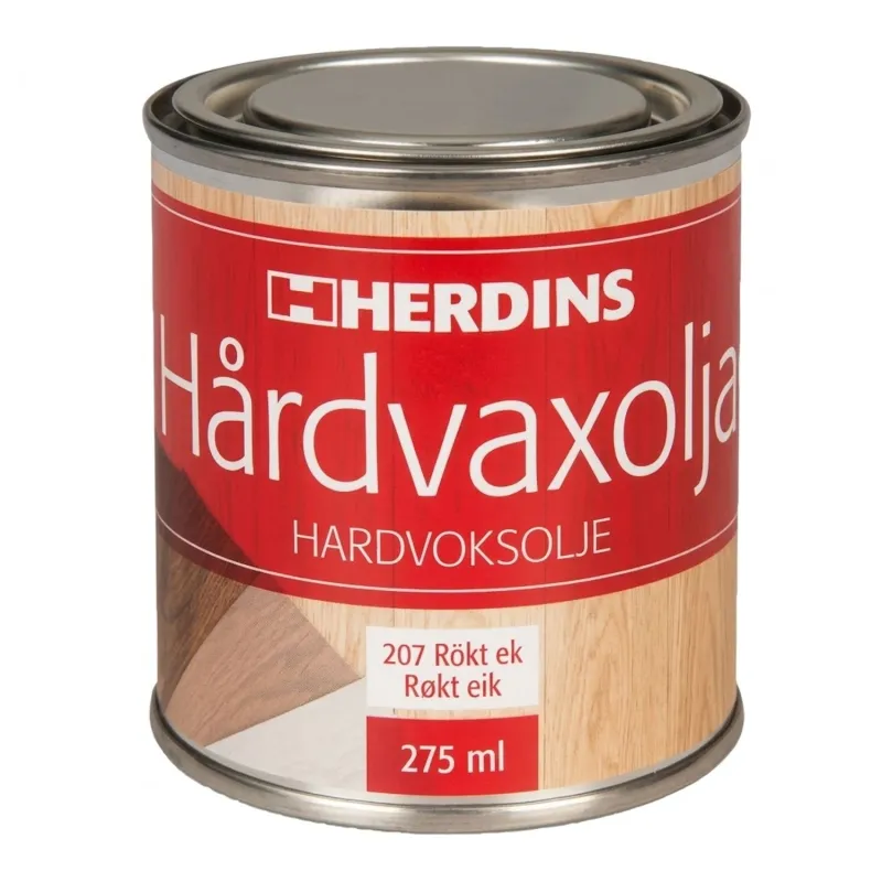 Hårdvoksolie Pigmenteret 207 Røget Eg 275ml Herdins