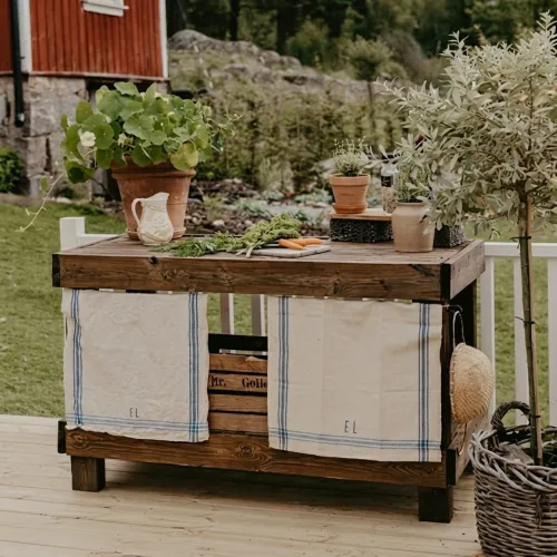 Kinesisk Träolja Pigmenterad Brun 1L Herdins