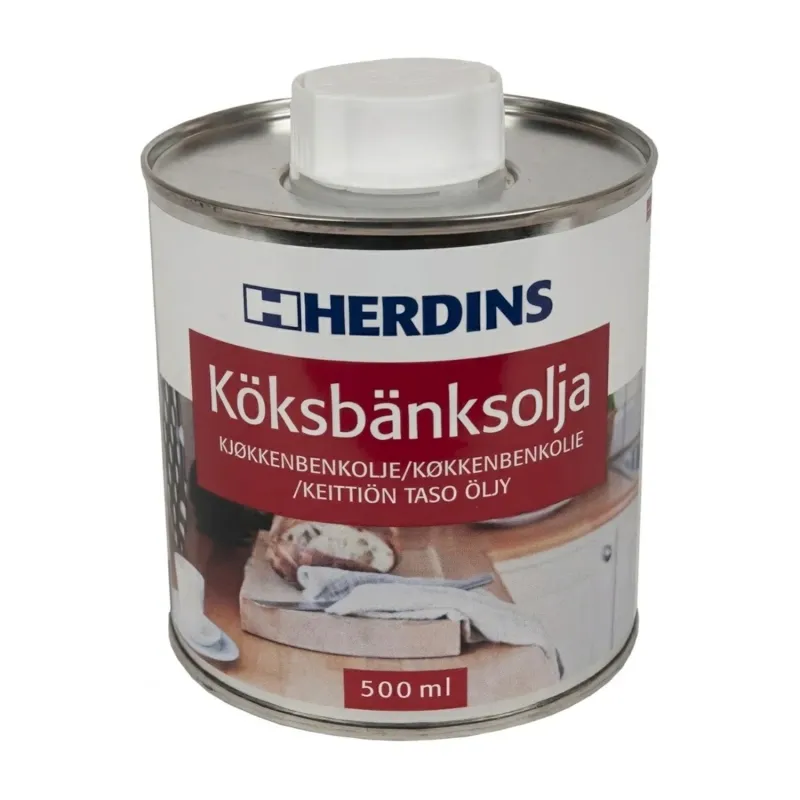 Køkkenbordolie 500ml Herdins