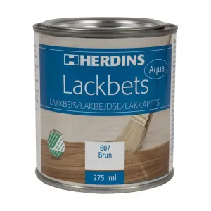 Lackbets Aqua 607 Brun 275ml Herdins