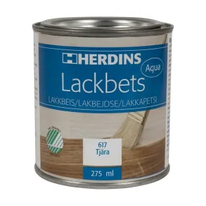 Lackbets Aqua 617 Tjära 275ml Herdins