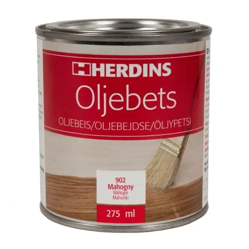 Oljebets 902 Mahogny 275ml Herdins