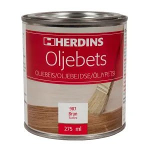 Oljebets 907 Brun 275ml Herdins