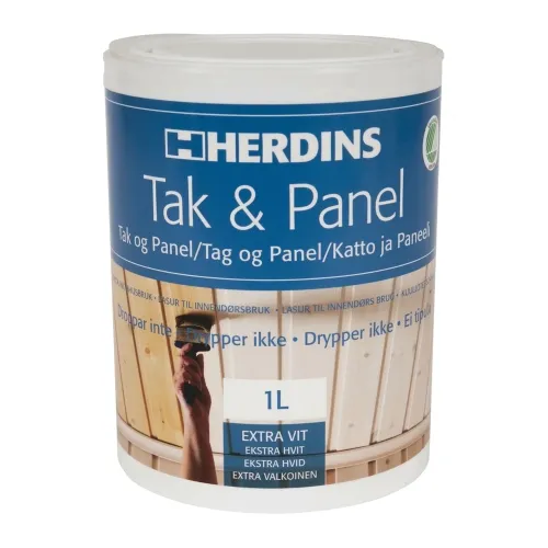 Roof And Panel Paint Extra White 1L Herdins