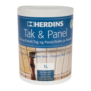 Roof And Panel Paint Extra White 1L Herdins