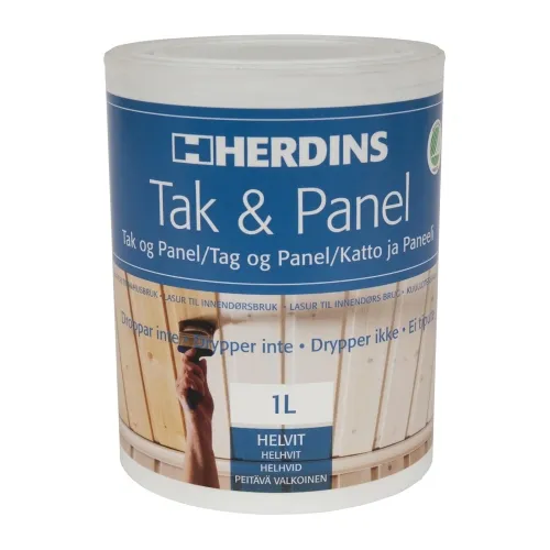 Roof And Panel Paint Full White 1L Herdins