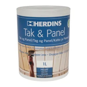 Roof And Panel Paint Full White 1L Herdins