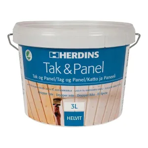 Roof And Panel Paint Full White 3L Herdins