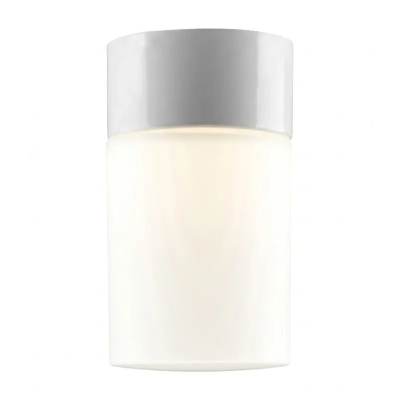 Porcelænsarmatur Opus 100/175mm Lige E27 75W 230V IP44 Hvid Ifö Electric