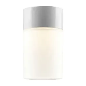 Porcelænsarmatur Opus 100/175mm Lige E27 75W 230V IP44 Hvid Ifö Electric