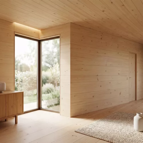 Inner Panel Smooth Rafter 18x170mm Untreated Pine Wilderness, Baseco