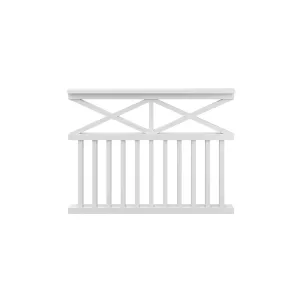 Altanräcke Kryss 1200x900mm Vit Jabo 4504