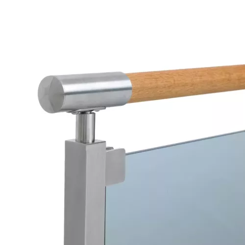 End Post Glass Railing Bertil Stainless Steel Jabo 3580