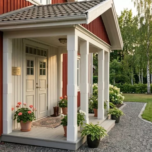 Arnö Pillar Grooved 135x135x2500mm Primed Jabo 26171