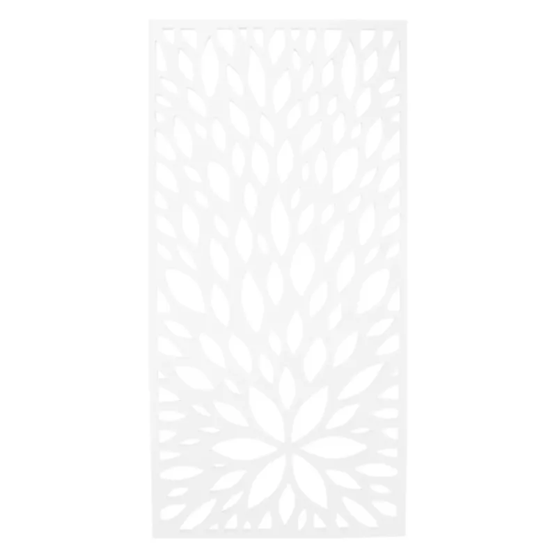 Designskärm Fleur 790x1590x18mm Vit Jabo 10153