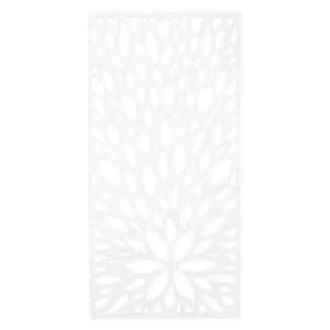 Designskärm Fleur 790x1590x18mm Vit Jabo 10153