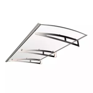Entrétak 1800x1000mm Silver/Klarglas Jabo 37353