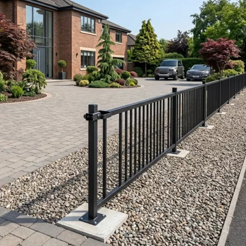 Bracket End 50mm Black Jabo 34027