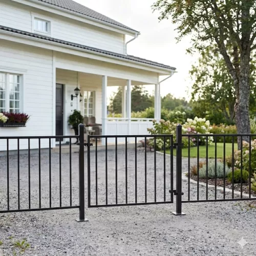 Gate Torö 950x900x25mm Black Jabo 34000