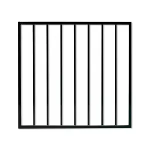Gate Torö 950x900x25mm Black Jabo 34000