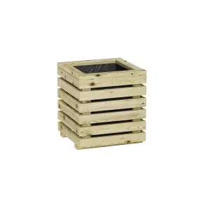 Plantekasse 350x350x390mm Horizont 1 Grøn Imprægneret Jabo 37120