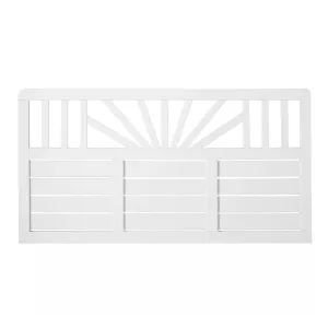 Skärm Rosmarin 3 Vit 180x90cm Jabo 3576
