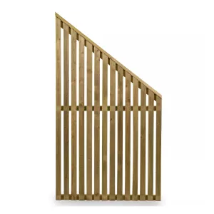 Skärm Vertikal 4 Höger 81,5x159/89cm Tryckimpregnerad Gran Jabo 37203