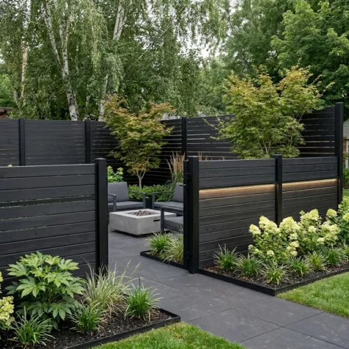 Post 70x70x1100mm Black Jabo 3688