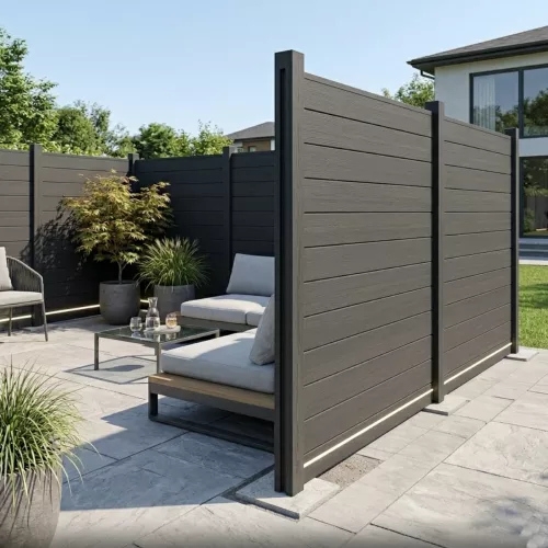 Post 70x70x1800mm Black Jabo 3689