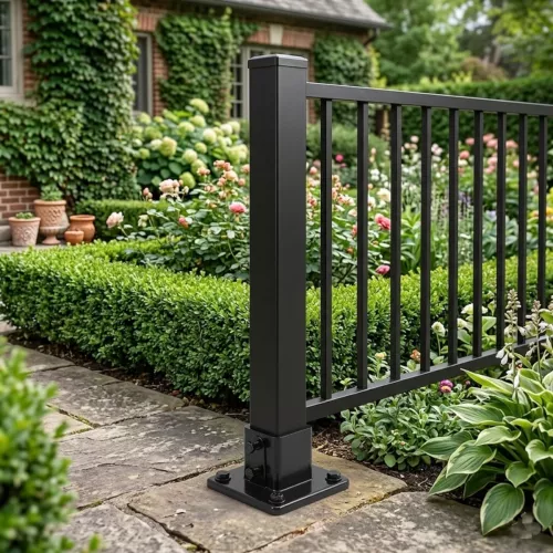 Post Mount Bolt Above Ground Black Jabo 34031