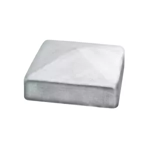 Stolplock 71x71mm Varmgalvaniserad Stål Silver/Grå Jabo 3632