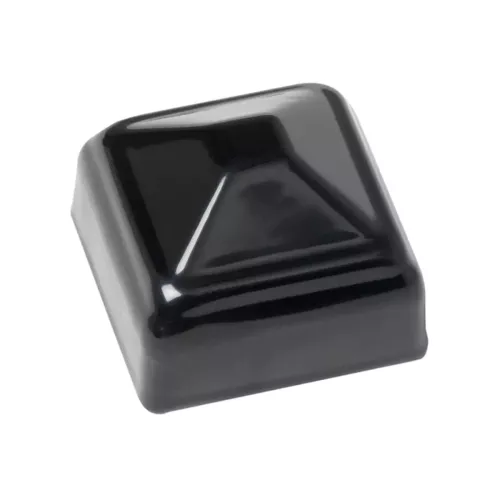 Post Cap Sheet Metal For Metal Fence 50x50mm Black Jabo 34021