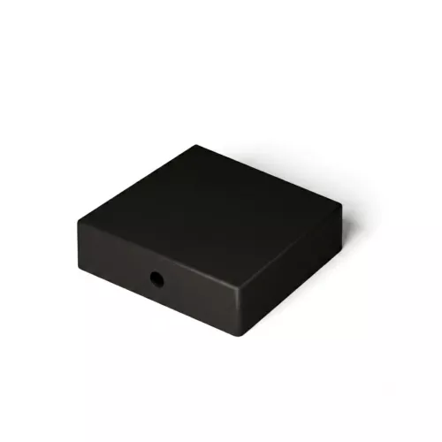 Post Cap Flat 96x96mm Black Jabo 36223