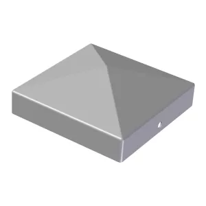Stolpeafdækning Pyramide 136x136mm Sølv/Grå Jabo 35219