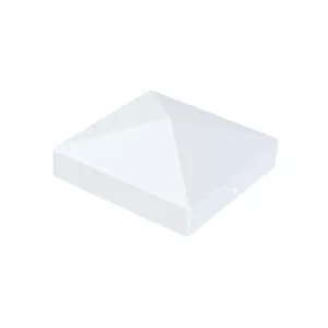Post Cap Pyramid 136x136mm White Jabo 36229