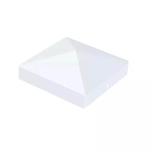 Post Cap Pyramid 71x71mm White Jabo 36227