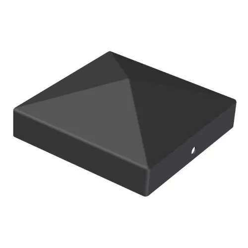 Stolpehat Pyramide 96x96mm Sort Jabo 35211