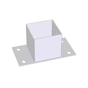 Stolpsko 71x71x70mm Silver/Grå Jabo 35143