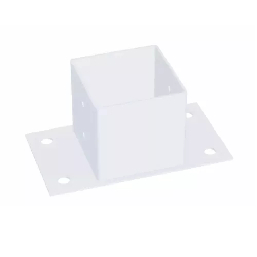 Post Shoe 96x96x70mm White Jabo 35152