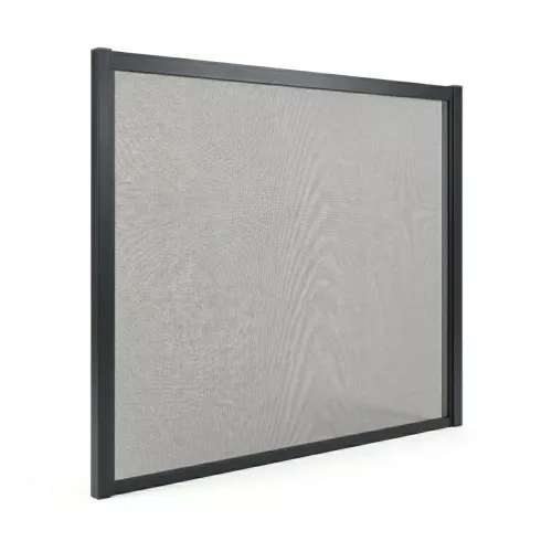 Tylösand Sidovägg Mesh 3m Aluminium Svartgrå Jabo 10901