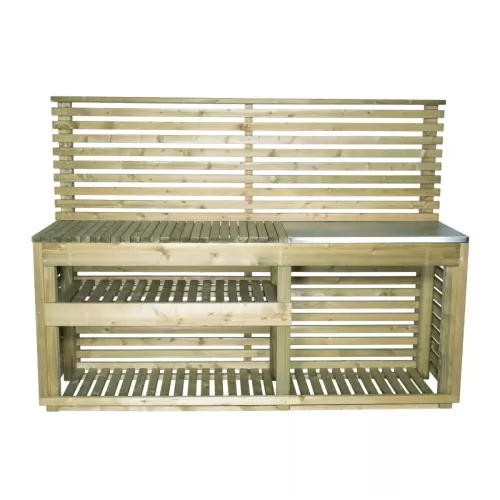 Outdoor Kitchen Horizont Green-Impregnated Jabo 4255
