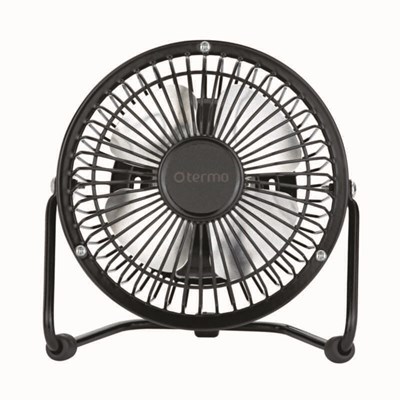 Kalluftsfläkt, mini 10cm 18W 230V Svart